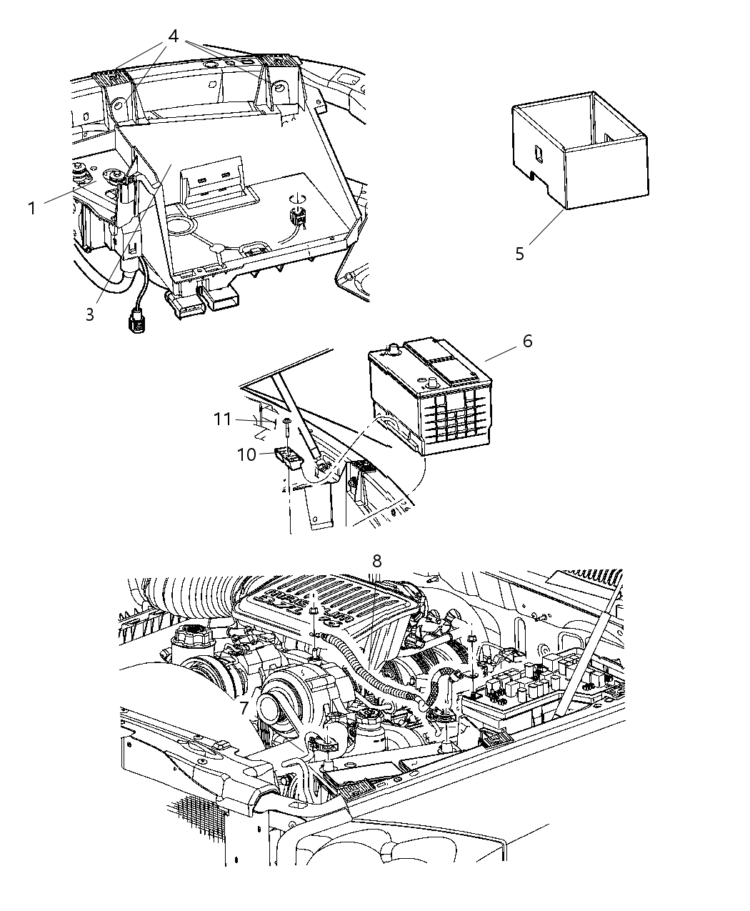 Bracket Battery