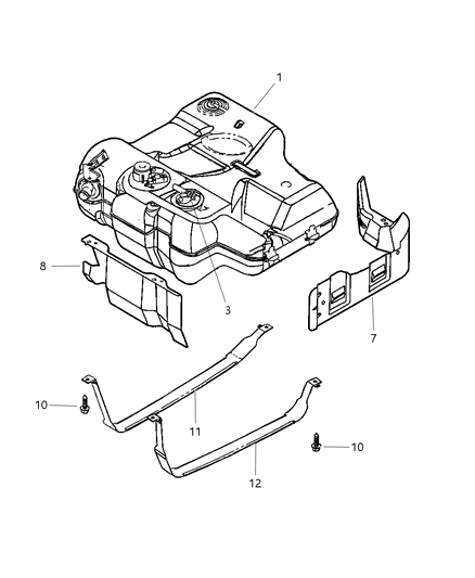 Strap Fuel Tank