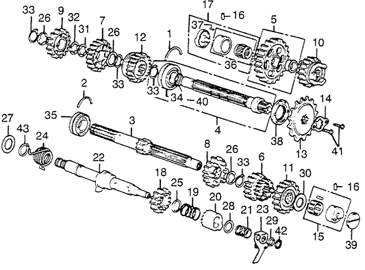 Mainshaft, Transmission (24T)