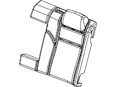Cover Rear Seat Back Left