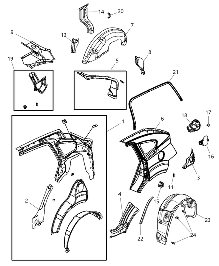 Weatherstrip Rear Door