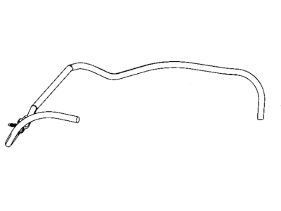 New 2011-2012 Fits Chrysler 3500, 4500, 5500 Hose-Coolant Recovery Bottle - Part # 68084831AB
