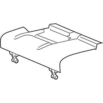 New 2007-2009 Fits Chrysler PT Cruiser Rear Seat Cushion Cover - Part # 1GC941D5AA