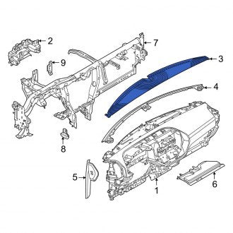 New OEM Upper Instrument Panel Pad Fits, 2021-2023 Ford Bronco Sport - Part # M1PZ63044E82BA