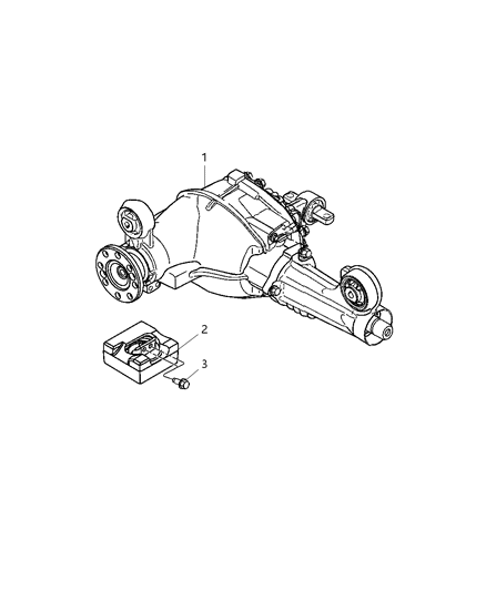 New 2005-2007 Fits Chrysler Grand Cherokee Damper-Axle - Part # 52114554AB