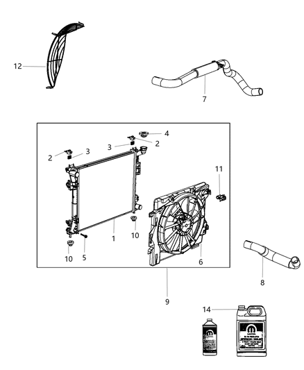 Hose And Clamp Radiator Outlet