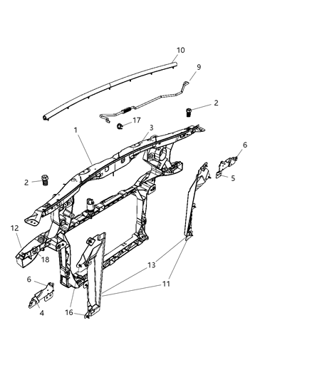 Bracket Air Bag Sensor