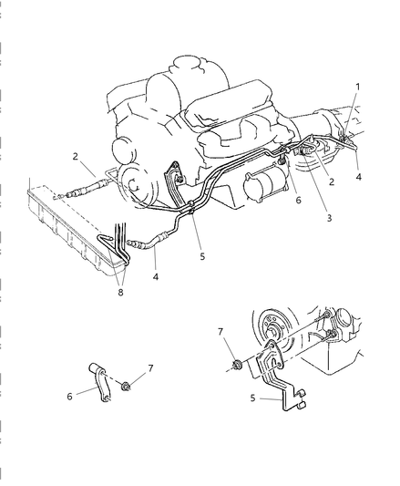 Connector Oil Cooler Line .375