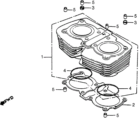 Cylinder(Replaces 12100-413-730)