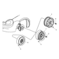 New 2003-2005 Fits Chrysler Neon Spare Wheel - Part # 4684695AB