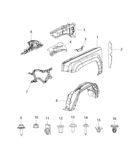 Bracket Fender Mounting