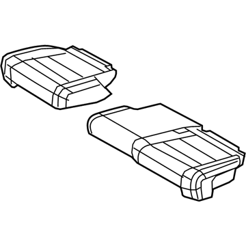 Cover Rear Seat Cushion 2Nd Row