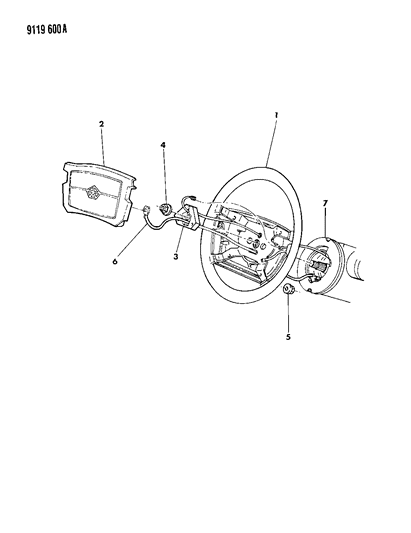 Module, Air Bag And Horn Pad (Gray)