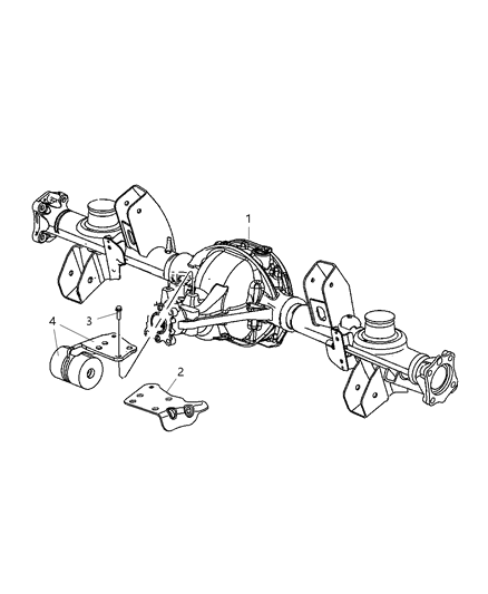 New 2005 Fits Chrysler Grand Cherokee Damper-Axle - Part # 52114082AC