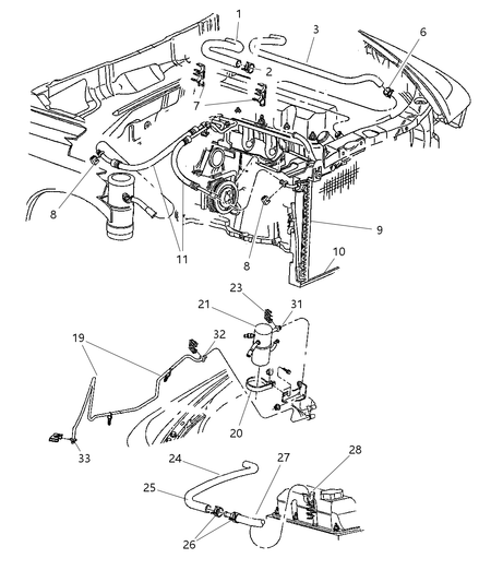 Hose And Sleeve Thermostat To Core
