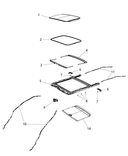 Hose Sunroof Drain