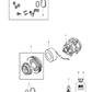 Pulley Hub Kit A/C Compressor