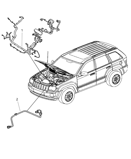New Fits Chrysler Wiring-Jumper - Part # 5143200AA
