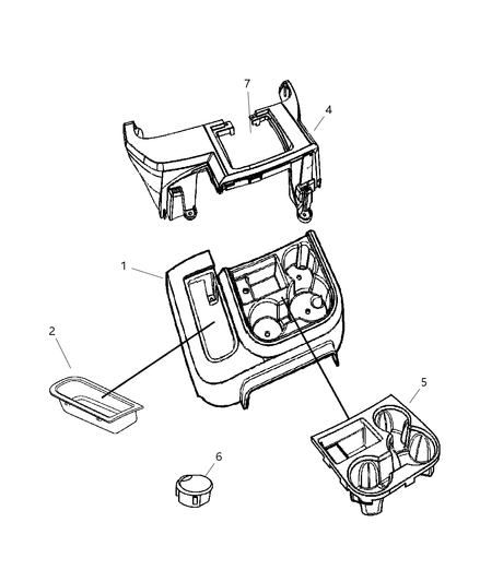 Bin Floor Console