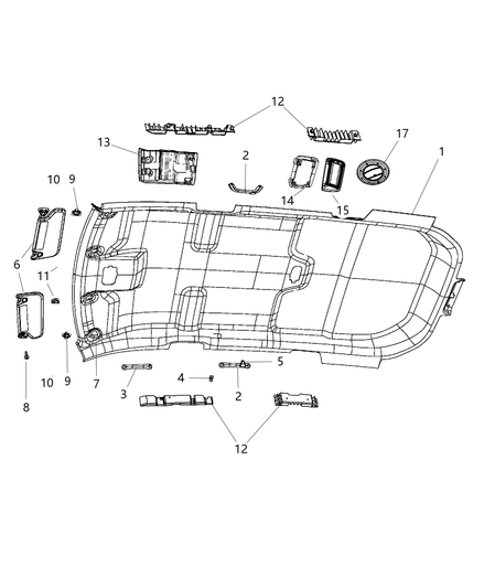 Retainer Overhead Console