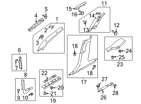 Windshield Pillar Trim