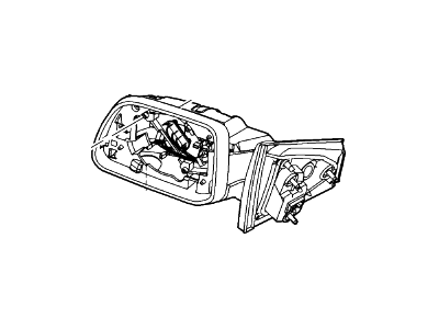 Mirror Assy - Rear View Outer