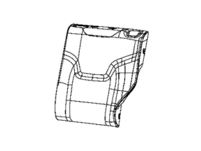 New 2018-2019 Fits Chrysler Renegade Front Seat Back Cover - Part # 6SJ24LXHAA