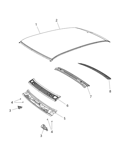 Header Roof Rear