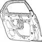 Weatherstrip Front Door Belt Inner