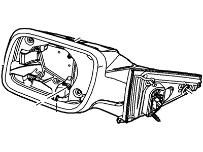 Mirror Assy - Rear View Outer