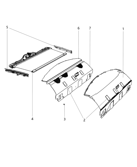 Panel Rear Shelf