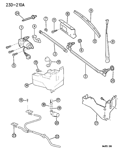 New 1987-1995 Fits Chrysler Wrangler Arm-Assembly-Connecting Drive - Part # 56003536