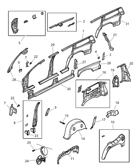 Wheelhouse Rear Inner