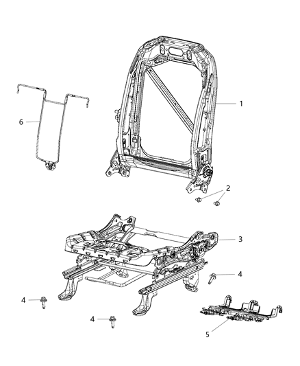 Frame Front Seat Back