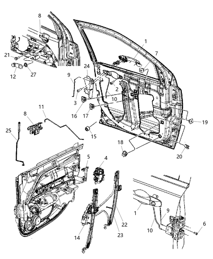 New 2015-2016 Fits Chrysler Caliber, Compass, Patriot Handle-Exterior Door - Part # XU80JGXAG