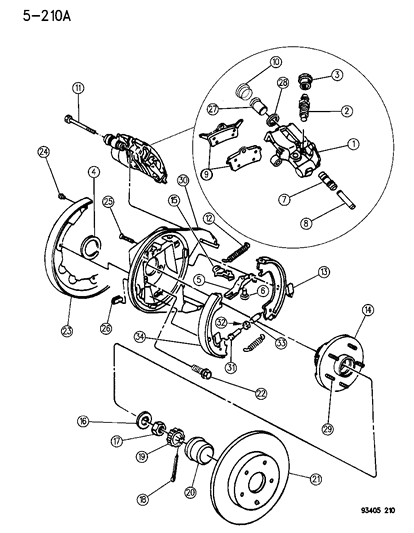 Adapter, Rear Wheel Disc Brake