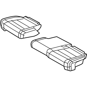 Cover Rear Seat Cushion 2Nd Row