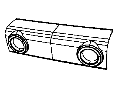 New 2016 Fits Chrysler Wrangler Applique-Fascia - Part # 1ML27LDSAA