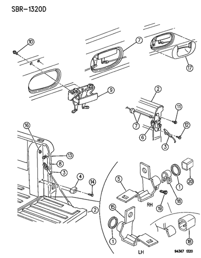 Bushing, Tailgate Pivot