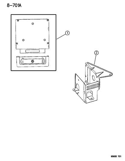 Module, Engine Controller, Auto. Trans., 2.0 Dohc, 1995
