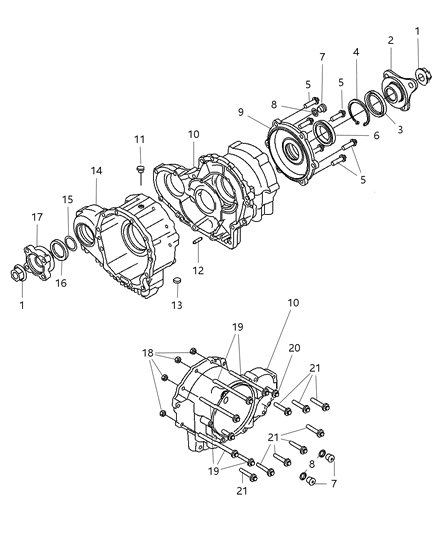 Bearing Output Shaft