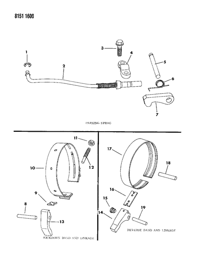 Rod, W/Spring, Sleeve And End, Parking Sprag