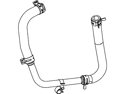 Hose Coolant Bottle Outlet