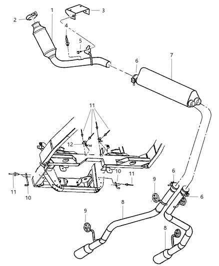 Bracket Exhaust