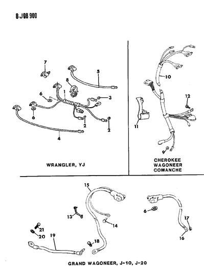 Harness, Alternator/Battery