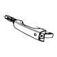 Handle Rear Door Exterior