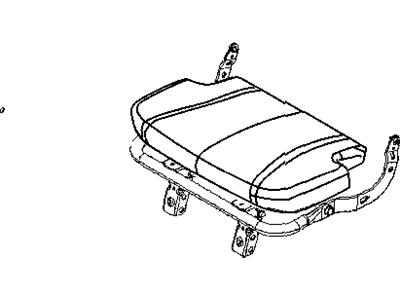 New 2006-2010 Fits Chrysler Commander Frame-Rear Seat Cushion - Part # 5183671AA
