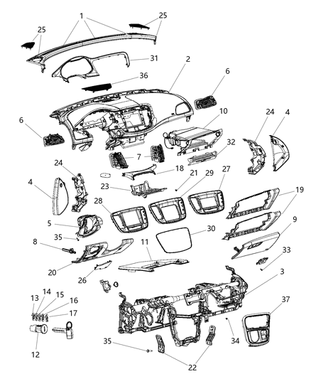 Instrument Panel Base Panel