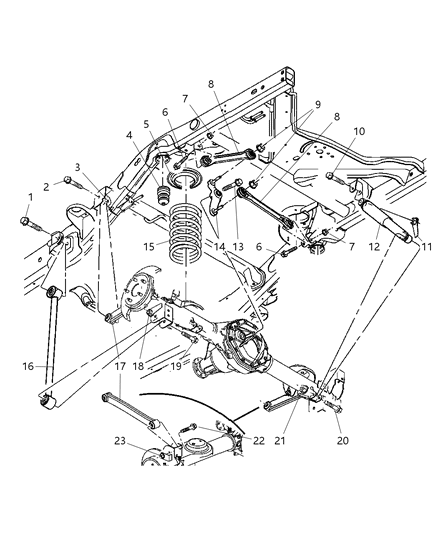 Shock Absorber Suspension Rear