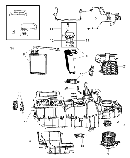 Tube Heater Core Outlet